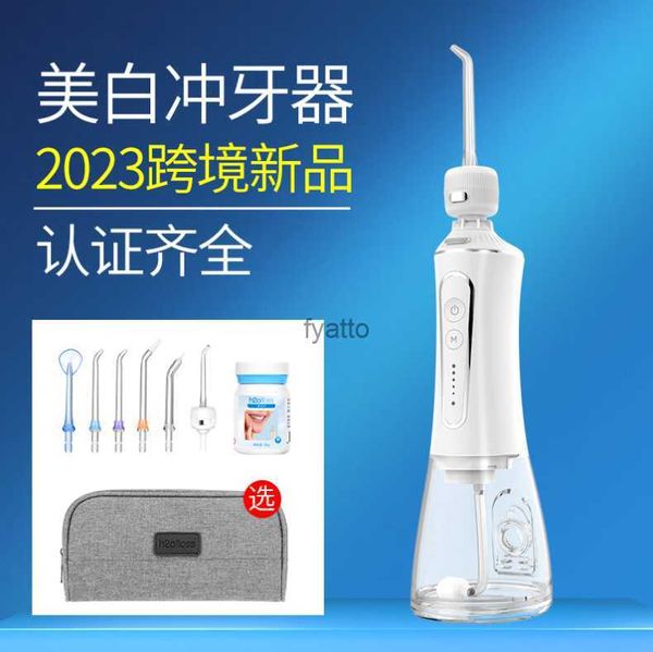 Irrigadores orais 2023 New Whitening Rinser de lesão de dentes com fio dental com fio dental para enxaguar comprimidos Huichi H2ofloss Store H240415