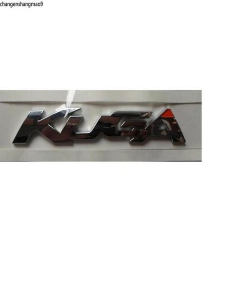 Kuga Chrome ABS Car Trunk Hecknummer Buchstaben Abzeichen Emblem Aufkleber für Ford Kuga295J3769132