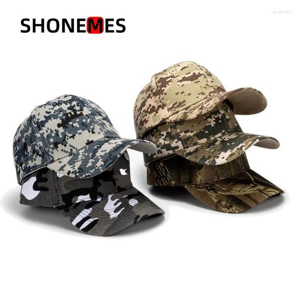 Caps de bola em branco Pixel Camo Campa de beisebol homens mulheres Design elegante esportes Snapback Outdoor Chapéus ajustáveis Todas as estações