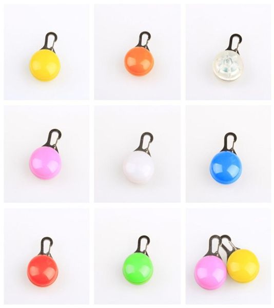 One pezzo PET PENDANT LED LED LIGHT Dog Tag 9 Color Collar per cane notturno luminoso Colorful5756724