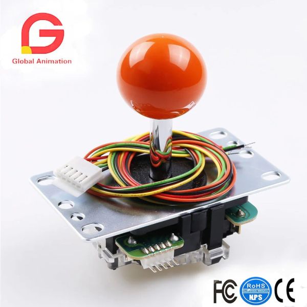 Games Sanwa Jlftp8yt Orange Ball Top Harder Arcade Joystick 48 WAY Регулируемая, Hori Fight Stick Part (турнир Mad Catz SF4)