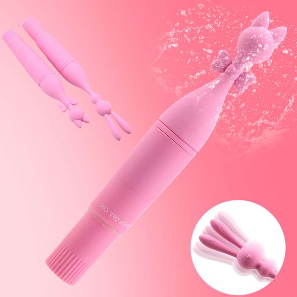 Massageador de mamilo vibrador g vibrador erótico orgasmo bastões vibratórios brinquedos sexy para mulheres Lick Clitoris Vagina estimulador