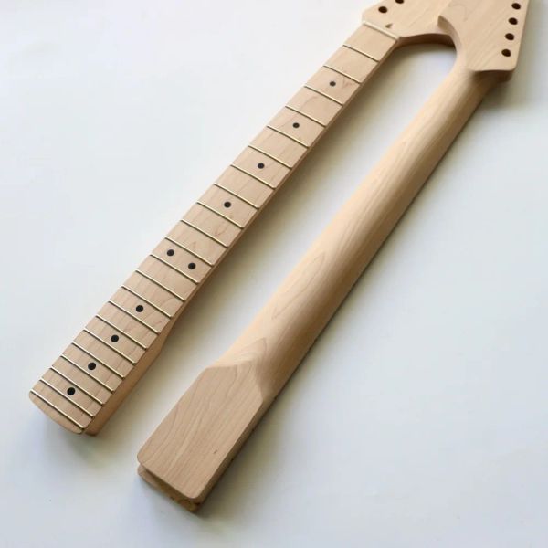 Cavi 1 PC non finita Canadian Maple Electric Guitar Neck 22 Paddle Paddle