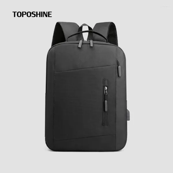 Backpack TopoShine Drop Oxford Men Quality Masculino Retro Laptop Bag masculino Sacos de Viagem de Viagem de Viagem masculina