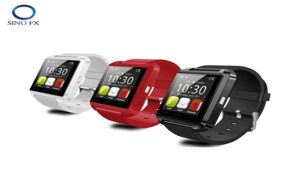 U8 Smartwatch Orijinal Bluetooth Akıllı İzle Android Telefon Samsung iPhone uzaktan kumandası için PO7507490