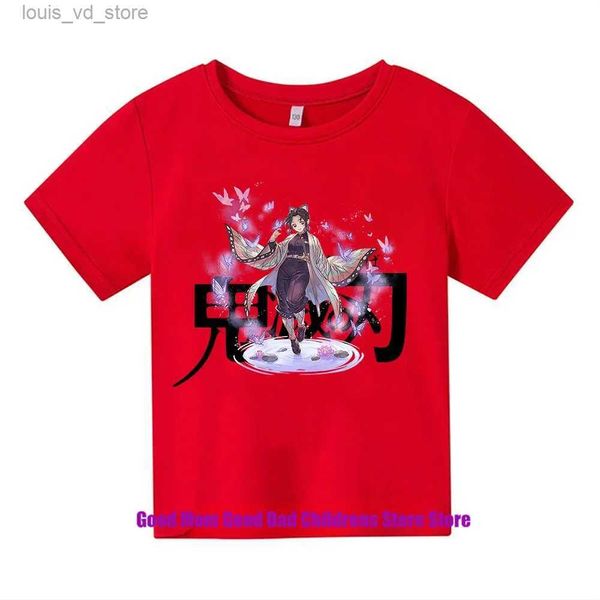 Set di abbigliamento DEMON Slayer Zouma Monzekoro You Beans Summer Cool Childrens T Shirts T-shirtoni T-shirtoni per ragazzi e ragazze Gifts di compleanno T240415