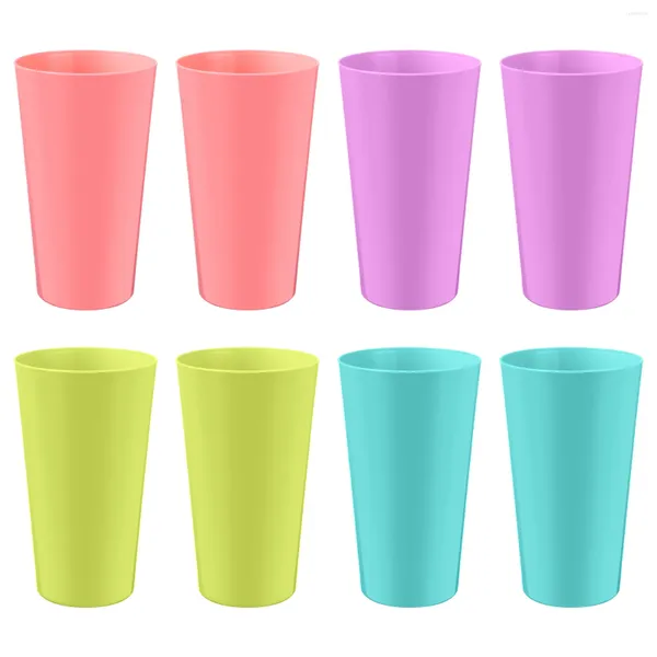 Weingläser Winomo -Wassertrink -Becher wiederverwendbarer Tassen Plastikgetränke Haushalt (gemischte Farbe)