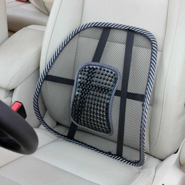 Supporto posteriore della sedia Massage Cushion Mesh Relief Lumbar Brace Auto Truck Office Cush Cushion sedile sedia a supporto lombare Support sedia 2100841