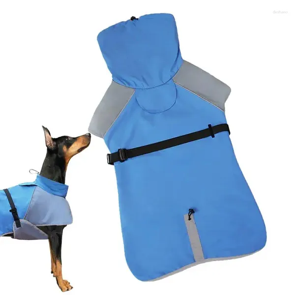 Дождевая куртка для собак регулируется водонепроницаем