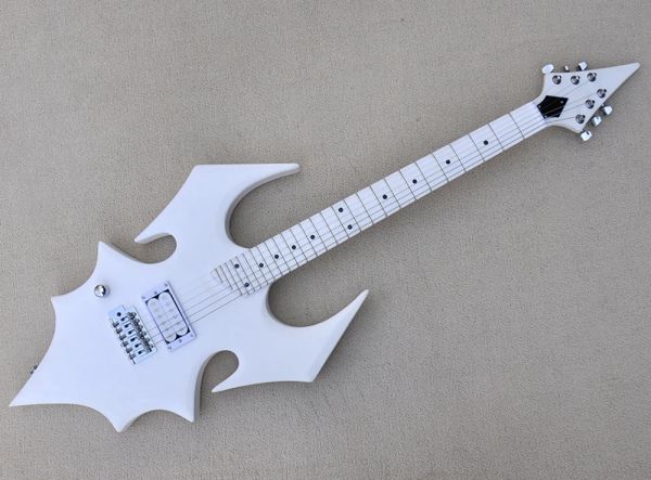 Chitarra per chitarra bianca a sinistra per la chitarra elettrica con il cromo hardware offerta personalizzare