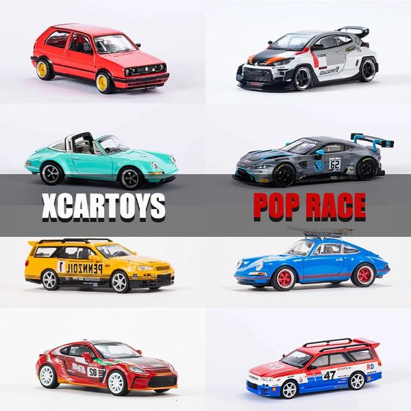 Xcartoys Poprace 164 Modelo Cartificação de Modificação Classic Série Diecast Vehicle Toys Coleção Presentes para adolescentes adultos 240408