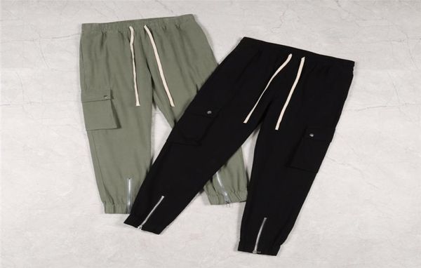 Pantaloni da carico uomini donne 1 qualità jogger verdi neri turisti sciolti 5347804