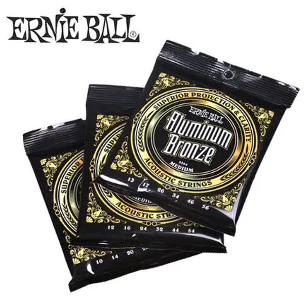 Кабели Ernie Ball Алюминиевые бронзовые акустические гитарные струны 1 набор струны 2564 2566 2568 2570