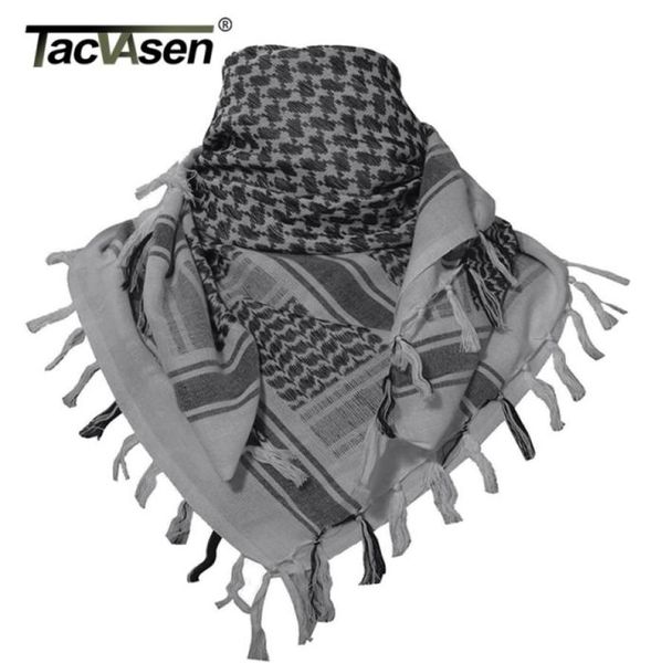 Tacvasen Мужчины Scarf Tactical Desert Arab Arab Keffiyeh Scarf Hamouflage Head Scarf Женщины арабские хлопковые пейнтбольные маска D1813929630