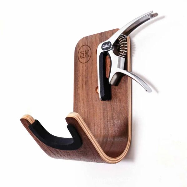 Kabel Holz Gitarren Wandmontage Kleiderbügel schweres Design Bent Ukulele Hook Bass Aufbewahrung Akustischer E -Gitarren -Rack -Halterung