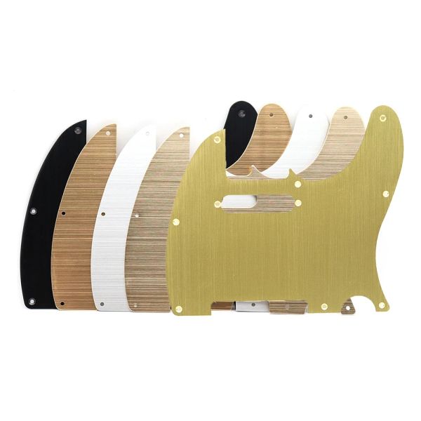 Guitarra metal tl guitarra elétrica pickguard 8/10 buraco tl compatível para tl estilo guitarra 5 coloer