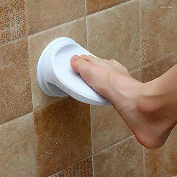 Badmatten kein Stanzen Badezimmer Pedal Plastikfußsaugung Tasse Abnehmbare Rasierbeine Aid Grip Hold Non Slip Non Slip