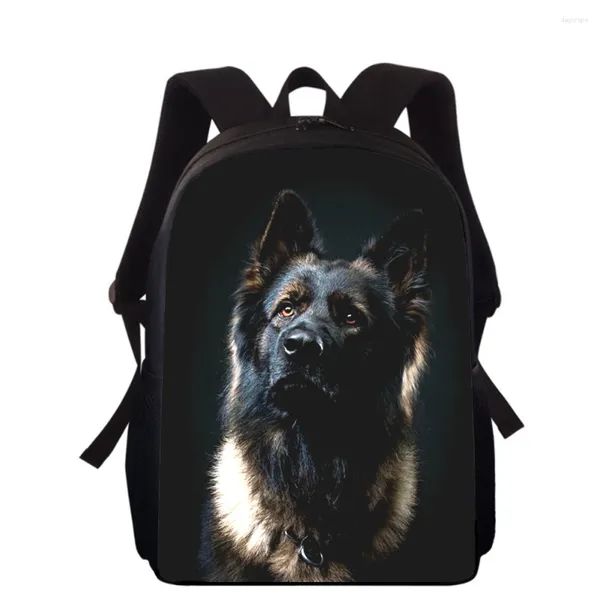 Bolsas escolares cão pastor alemão 16 