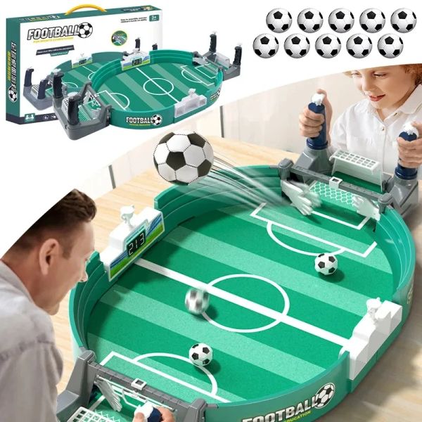 Tische Fußballtisch für Familienfußball -Brettspiel Desktop Interactive Soccer Toys Kinder Jungen Sport Outdoor tragbares Spielgeschenk