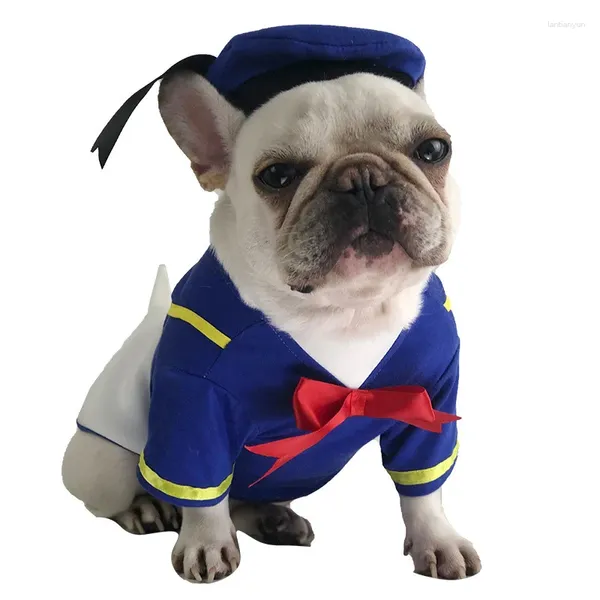 Abbigliamento per cani per animali domestici estivi abiti abiti da salto anatra set di cappelli da cappello da cappello da gatto abito da sera di alta qualità per piccoli grandi
