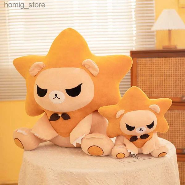 Plüschpuppen Pop Kawaii Game Anime Luxiem Luca Kaneshiro Cosplay niedliche Löwenspielzeug Plüsch Stickerei Doll Bags Anhänger Cartoon Kid Geschenk Y240415