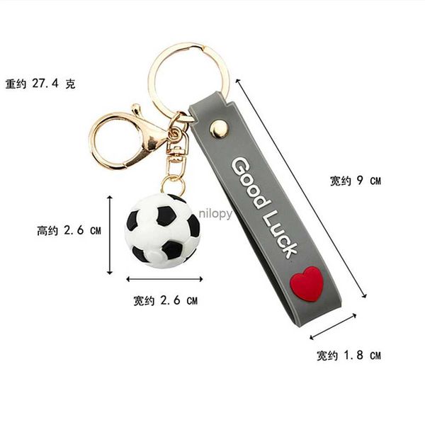 Клайки Lanyards New Mini Ball Ball Chachain PVC мягкий клей футбольный баскетбол регби теннис спортивные блюда для сумки автомобиль Key Bead Fan Fan Lucky Gift