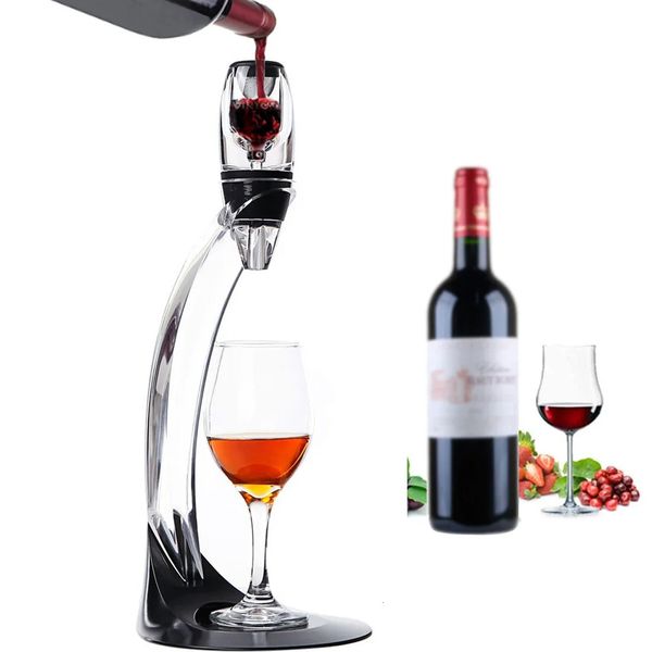 Versre per decanter di vino rosso professionale con supporto per supporto filtro Vodka Aeratore ad aria rapida per barre da pranzo a casa set essenziale 240415