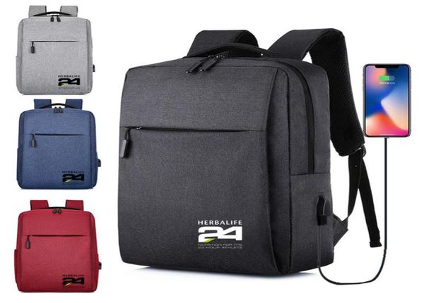 2020 New Herbalife 24 Fit USB Backpack recarregável para montanhismo ao ar livre Backpack de fitness de viajante de viajante