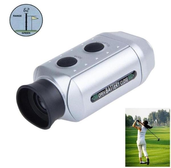 Цифровой 7x оптический телескоп Laser Golf Lange Finder Golf Scope Yards измеряет на открытом воздухе расстояние в карманный метр.