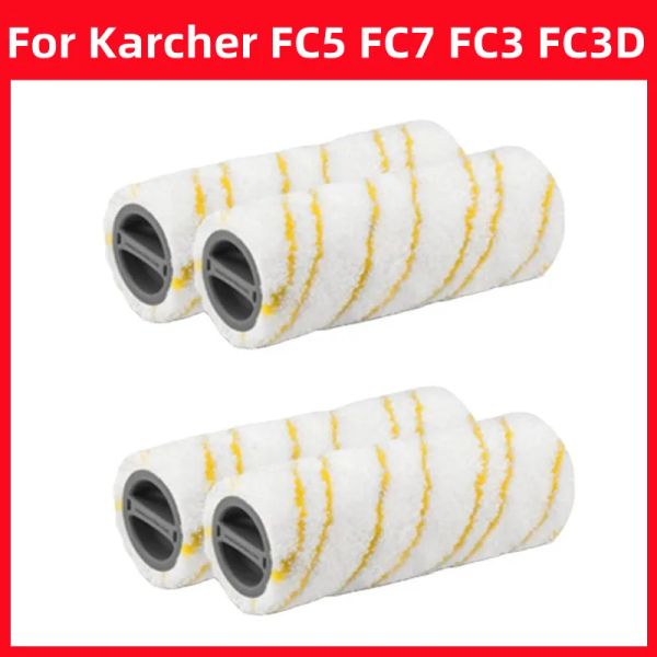 Karcher FC7 FC7 FC3 FC3D Elektrik Zemin Temizleyici Değiştirme Aksesuarları için Makineler Silindir Fırçası