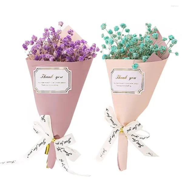 Fiori decorativi Gypsophila Bouquet secco Flower Piccola attività regalo PO PROPS all'ingrosso Decorazioni per matrimoni di Natale