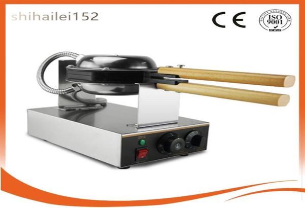 220V110V Comercial Electric Chinese Hong Kong Eggettes Puff Cake Bolo Waffle Iron Maker Machine Bubble Egg Bolo