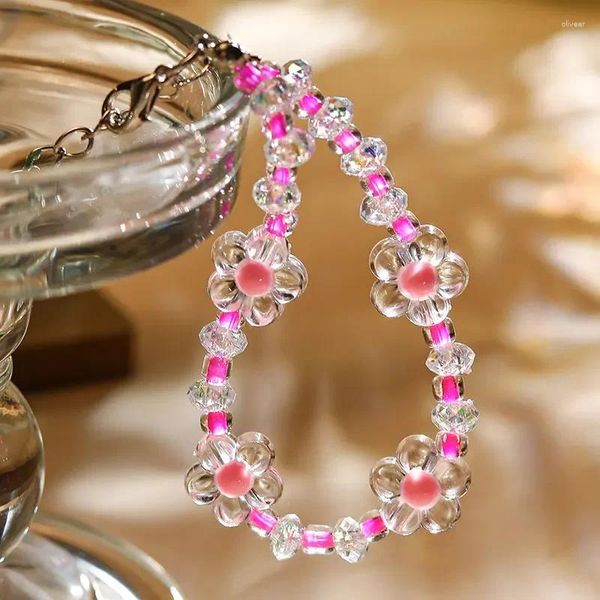 Braccialetti di fascino bambini cristallino con perline di perline di perline dolci ragazze caramelle accessori per fiori per bambini braccialetto per bambini