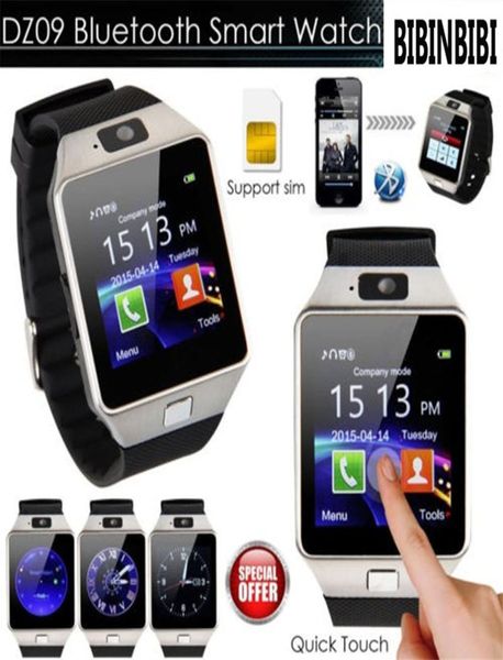 2020 Smart Watch DZ09 SmartWatch Peigome Clock с SIM -картой Push Message Connectivity Android Phone Men Watch3761245