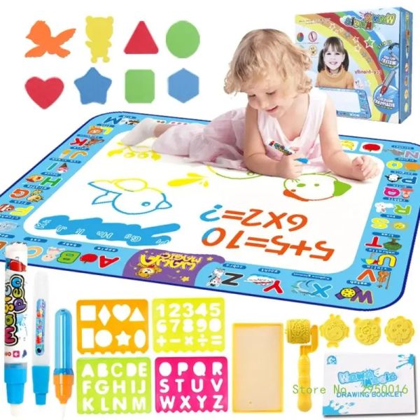 Pads Water Drawing Mat Kids Water Doodles рисунок коврик для краски водяной картины Aquas раскраски беспорядок бесплатный рисунок коврик