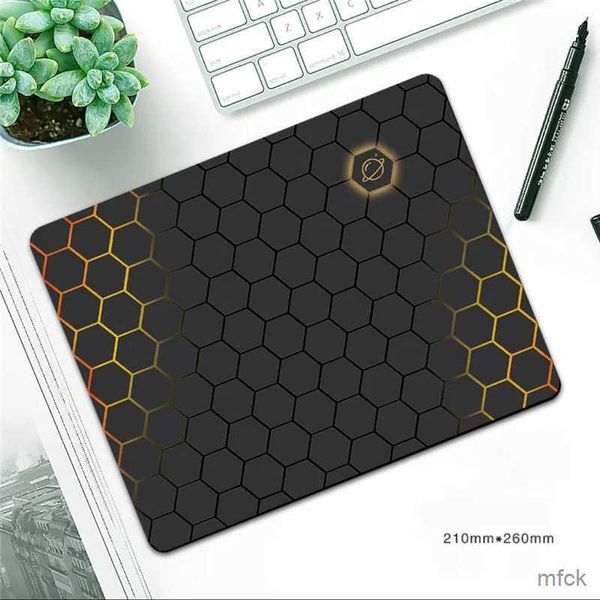 Mouse almofadas de mouse Pulseira Restra Lapto para jogos Small Mouse Pad Protector Mouse Pad Black Grid Office Supplies Acessórios de mesa Acessórios de notebooks de luxo