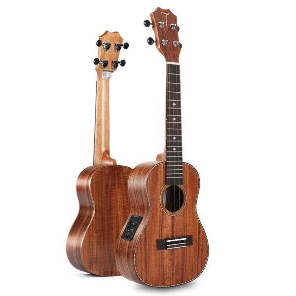 Cavi 23inch Hawaii Travel Guitar Ukulele 26inch Ukelele Bag gratuito Ukulele Strings 23inch Ukulele Pickup Acacia Ukulele Band Play Begin