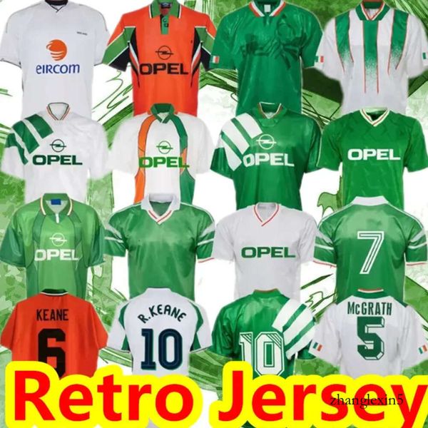 2002 1994 Irland Retro Soccer Trikot 1990 1992 1996 1997 Home Classic Vintage Irish McGrath Duff Keane Staunton Houghton Mcateer Football Shirt 6 308