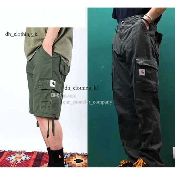 Multi Pocket Casual Carhatt Calça Homens Mulheres Diário Casual Homens Cargo Pant empilhado Pant Outdoor Carhatt Calça Designer Pant Men Tamanho M-2xl 173