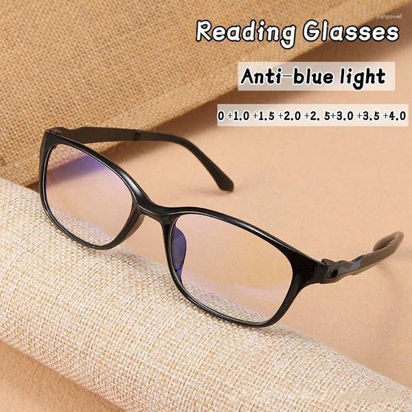 Солнцезащитные очки высококачественные очки TR90 Blue Light Blocing Gute Growns Presbyopia Oyeglass для мужчин Диоптеры Очеительство 0 1.5 4.0