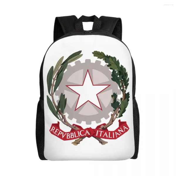 BASSO SCUOLA FLAG ITALIA MAP Italiana Backpack Women Men BookBag Fashi