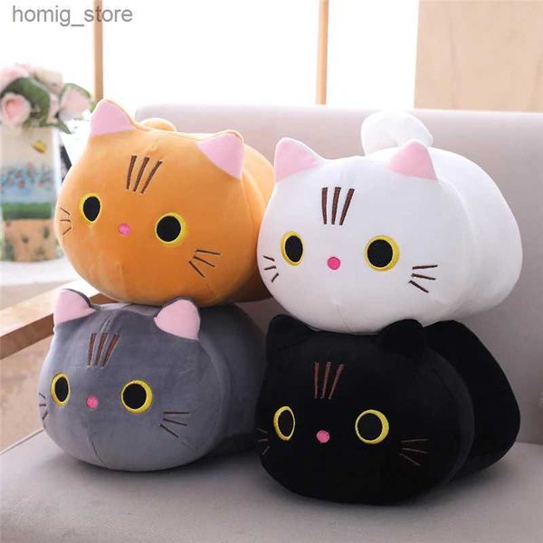 Bambole peluche 25 cm carina morbida peluche cuscino cuscino per gatti kawaii peluche gatto di gatto peluche per bambini bambola per bambini regalo di compleanno per bambini y240415