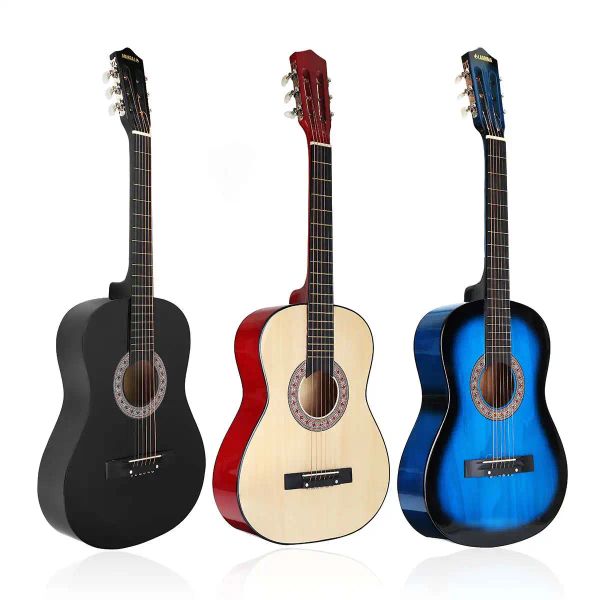 Cavi Cavi da 38 pollici moderni moderni folk a basso livello di chitarra ukulele con borsa per gli strumenti musicali amante 5 colori classico guitarrara