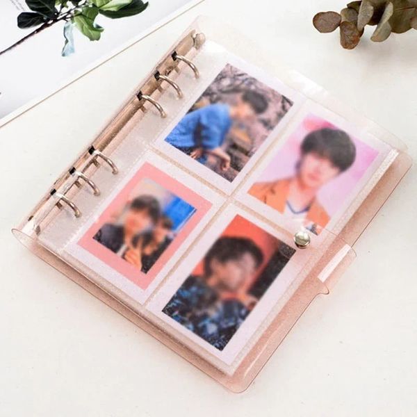 100 Taschen Fotoalbum 3inches Mini Bild Fallname Aufbewahrung Sammeln Sie Buch Photokard Binder Kartenhalter Scrapbooking