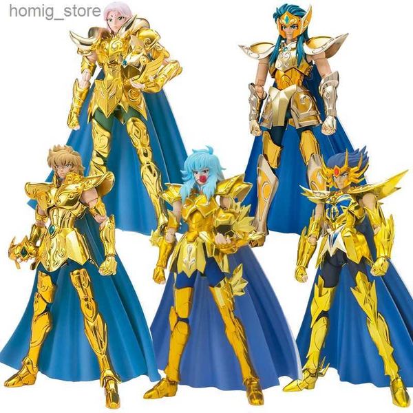 Action Toy Figuren Japaner Anime Saint Seiya Figur Phoenix Ikki Hyoga Seiya Shiryu Standing Figur Spielzeug PVC Box Figur Kollektion Dekoration 19cm Y240415