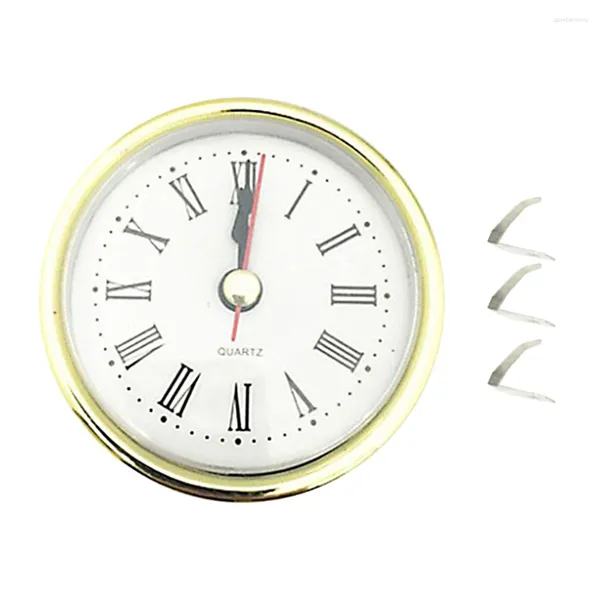 Настенные часы 80 мм/65 мм Практическая часовая головка вставка универсальная мини -портативная замена круглой формы DIY Decor Silent Точное движение кварца