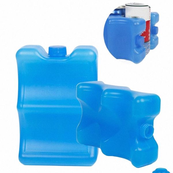 Wiederverwendbare 350/400 // 650 ml Eisblöcke Cool Therapie Gel Gefrierschrank Wasser Injecti Kühler Pack tragbare Lunchbox Frische Lebensmittellager U2PH#