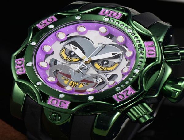 Orologi da polso invincibile in stile imbattuto joker rotante quadrante super qualità uomini guardano tungsten in acciaio multifunzione quarzo polsowatc3740395