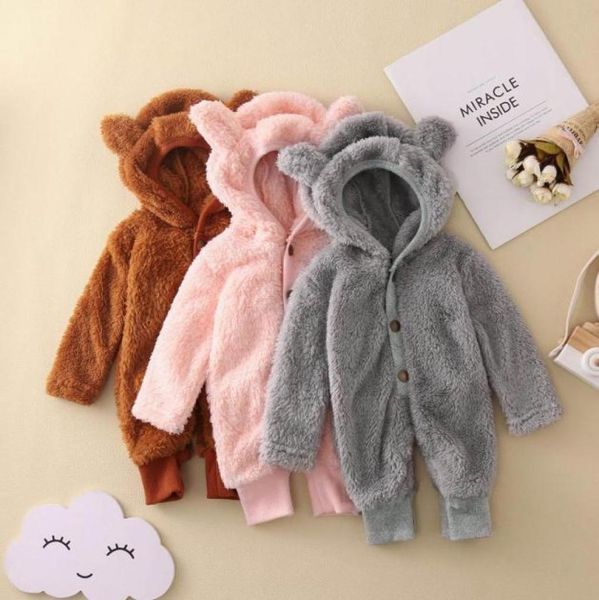 Salti nati baby footies 2022 abbigliamento caldo invernale 3 9 6 12 24 mesi ragazzi ragazzi ragazze cotone infantile infant3300821