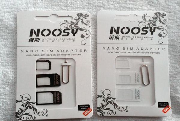 Micro scheda Adattatore Nano convertitore Micro Sim Noosy Nano Sim per iPhone 6 Plus tutti i dispositivi mobili S108510011